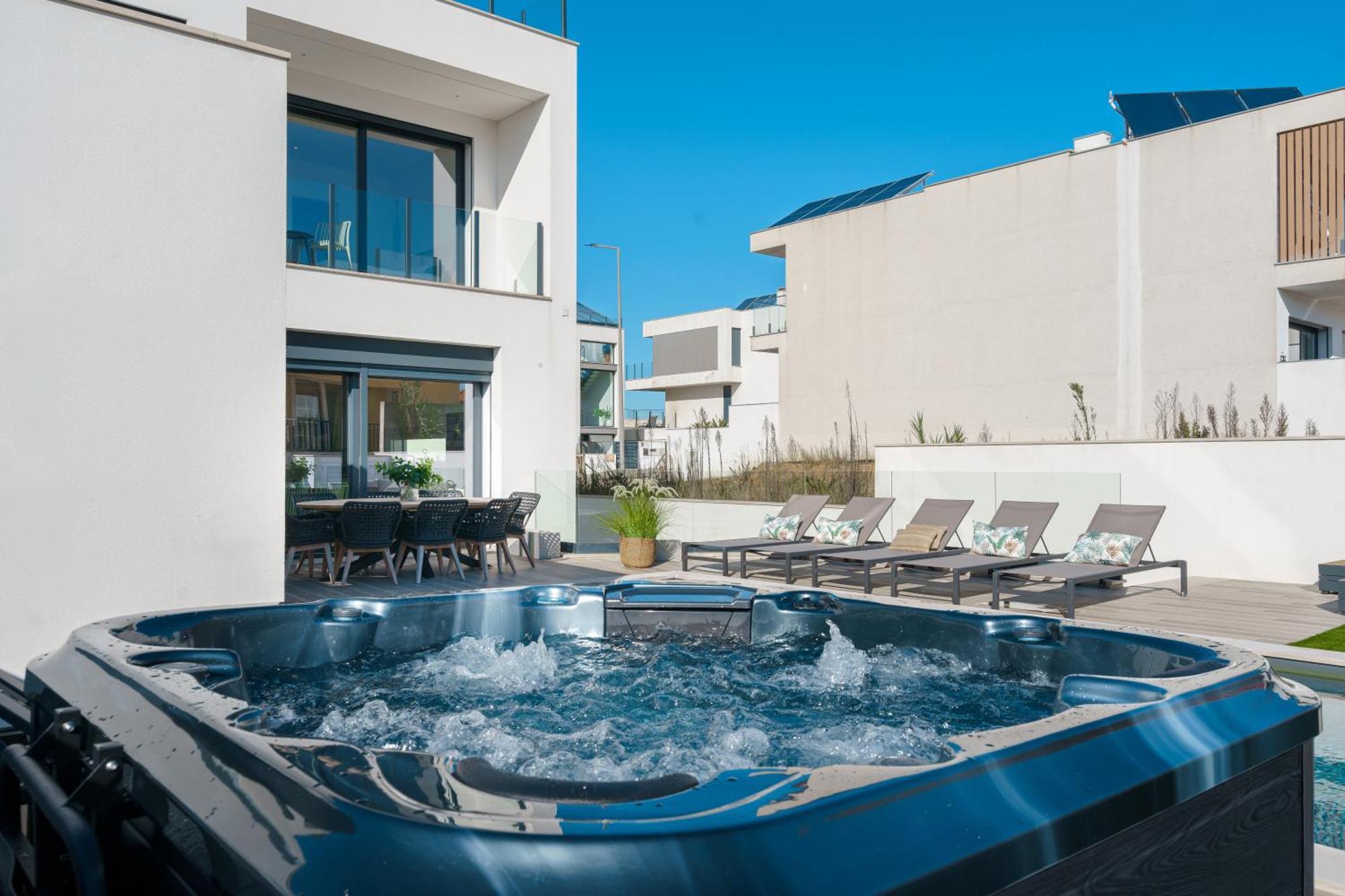 Paradise Villa, Luxury Villa Near The Beach Ribamar  المظهر الخارجي الصورة